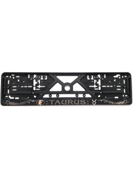 Number Plate Frame raised 3D embossed Zodiac sign Taurus